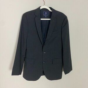 J Crew Thompson Wool Blend Sport Coat Blazer Jacket Mens 36R Gray 2 Button